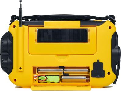 Kaito Voyager Pro Solar Dynamo Emergency Radio – AM/FM/SW/NOAA, Yellow