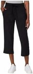 32º DEGREES womens 32 Degrees Womens Capri Pants, Black, Medium