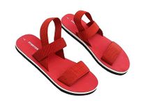 FOREVER 25 Women'S Eva Stylish Comfortable Casual Sandals (Red, 7 Uk)