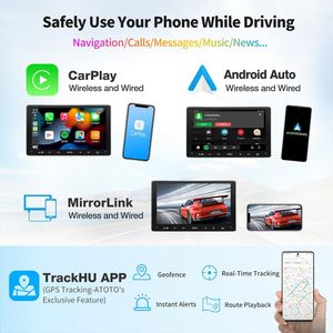 ATOTO 9-Inch Car Stereo – Touchscreen Bluetooth Multimedia Receiver