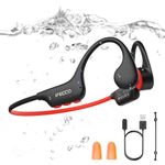 IFECCO Waterproof Headphones Swimming - IP68 Waterproof Bone Conduction Headphones Swimming Bluetooth 6.0,Underwater headphones with 8G MP3 for Running Sports Cycling