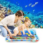 ZURU BUNCH®Inflatable Tummy Time Leak Proof, Fun Activity Indoor and Outdoor Water Play Mat for Baby