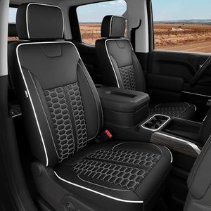 RIDEPOSH Custom Leather Seat Covers for Silverado/Sierra 1500 2019-2026