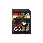 Ritzgear Video Pro SD Card UHS-II 256GB SDXC Memory Card U3 V90 A1, Extreme Performance Professional Sd-Card (R 280mb/s 250mb/s W)