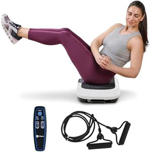 LifePro Waver Vibration Plate Exercise Machine for Full Body Workout, 99 Speed Levels, Resistance Bands, Remote, Home Fitness and Weight Loss Platform