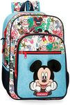 Disney Boy's Mickey Be Cool Luggage- Messenger Bag, Blue, Mochila Escolar Adaptable a Carro, Car Adaptable School Backpack