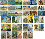 40 Art Print Postcards with 40 different Van Gogh Paintings on the Front