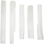 Wellbrite 5 Pieces Selenite Wand, Large Crystals and Healing Stones Stick, 6-8 inches