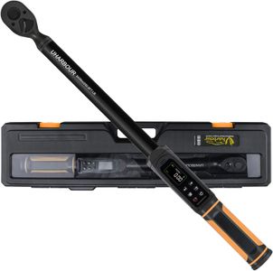 Uharbour Digital Torque Wrench 1/2" Drive – 5.1-340 Nm, LED & Buzzer Alert