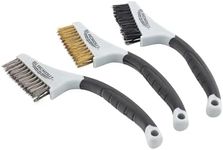 Blackout XP Wire Brush Set / Metal Brush | Nylon, Brass and Stainless Steel Brush for Rust & Paint Removal, 3 Piece Set