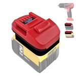 Laimiao Battery Adapter for Snap on 18V Tools, for Milwaukee 18V M18 & for Dewalt 20V Lithium Battery Convert to for Snap-on 18V Li-ion Battery Cordless Power Tool CTB7185 CTB8185 CTB8187