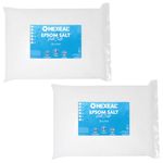 Hexeal Epsom Salt 10kg – 2 x 5kg Bags of Food Grade Magnesium Sulphate for Bathing, Gardening & Household Use – Suitable for Personal Care, Soil Enrichment, and More