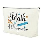 Mxrymvu Math Teacher Cosmetics Bag 