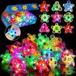 SCIONE 24 Pack LED Light Up Bracelets Kids Classroom Prizes Glow in The Dark Party Bag Fillers Graduation Gifts for Kids Birthday