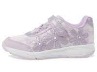 Stride Rite Unisex-Child Lighted Glimmer Sneaker, Lavender, 1.5 US Wide Little Kid