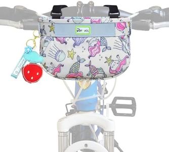 RAYMACE Kids Bike Basket,Children's Bike Basket Front,Waterproof Bicycle Basket Handlebar Bag for Girls,Boys Toddlers Bike or Scooter Accessories