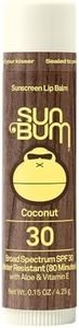 Sun Bum SPF 30 Sunscreen Lip Balm | Vegan and Cruelty Free Broad Spectrum UVA/UVB Lip Care with Aloe and Vitamin E for Moisturized Lips | Coconut Flavor |.15 oz
