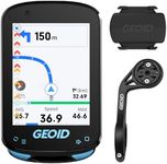 GEOID CC600 Color Screen Bike/Cycling Computer Wireless - Route Navigation with Re-Route Planing, WiFi & Bluetooth, Fast 5s GPS Positioning, with CS600 Cadence/Speed Sensor for Cycling