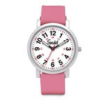 Speidel Scrub Watch for Medical Professionals with Pink Silicone Band