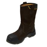 DEWALT MILLINGTON 9 Millington Brown Non-Metallic/Lightweight/Waterproof Rigger Boot, Size 9 UK