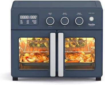 Martha Stewart French Door Air Fryer Toaster & Convection Oven 34QT, Indigo