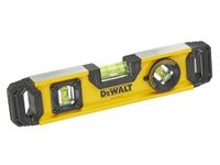 DeWALT Magnetic Torpedo Level 25cm (10in) Aluminium Body with Rare Earth Magnets V-Groove Base for use on Metal and Rounded Surfaces Durability and Accuracy to 0.5mm/m. Virtually Unbreakable