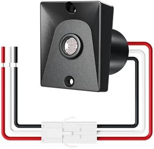 EDISHINE Outdoor Post Light Accessories, Dusk to Dawn Sensor, Photoelectric Switch for Outdoor Pole Light, Automatic On/Off, Waterproof, UL Listed