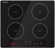 Empava 24” Electric Stove Induction Cooktop with 4 Power Boost Burners Smooth Surface Vitro Ceramic Glass in Black, 24 Inch