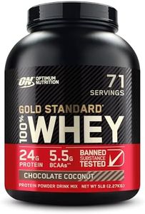 Optimum Nutrition Gold Standard 100% Whey Protein Powder, Chocolate Coconut, 2.27 kgs