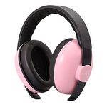 Baby Headphones Ear Protection Infant Ear Muffs Noise Cancelling Headphones for Babies 1 Months to 2 Years, Pink