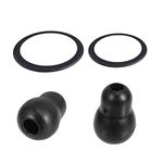 UKCOCO Stethoscope Accessories- Stethoscope Diaphragm and Replacement Earplugs/Adult and Child Replacement Diaphragm and Silicone Stethoscope Earplugs/Stethoscope Replacement Accessories