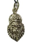 Narasimha Swamy Oxidised Pendant with Black Thread - Narasimha Swamy Locket - Narasimha Locket - Narasimha Pendant 1pc