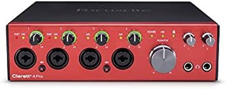 Focusrite Clarett+ 4Pre USB-C Bus-Powered Audio Interface