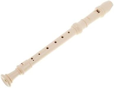 Aulos G302A Flauto Soprano, Plastica, Do, Avorio