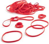 PlasticMill Rubber Bands - #33 Size - Red Rubberbands - 1LB/500 Count