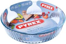 Pyrex Bake & Enjoy Glass Fluted flan dish high resistance 26 cm