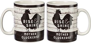 Primitives by Kathy Rise & Shine Mother Cluckers! Coffee Mug