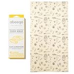 Abeego, The Original Beeswax Food Storage Wrap - One 13 x 24" Natural Large Rectangle Sheet