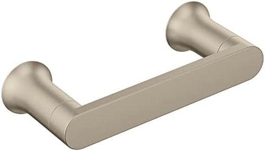 Moen BH3808BN Genta Double Post Modern Pivoting Toilet Paper Holder, Brushed Nickel