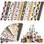Hpscdyo 72PCS Mouse Slap Bracelets Wristband Mouse Party Favors Set, Cute Cartoon Mouse Themed Party Decorations Supplies for Kids Birthday Baby Shower Classroom Prizes Exchanging Gifts