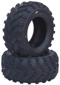 GARVEE 25x10-12-6PR All Terrain ATV UTV Off-Road Tires, AT25x10-12-6PR TL ATV Tires - Set of 2, Tubeless