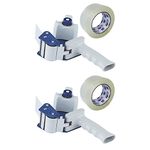PERFECTAPE 2" Width Heavy Duty Packing Tape Gun, Semi-Automatic, Plastic, Tape Label Dispenser, 2-Pack
