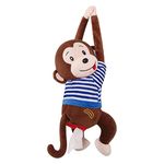 Tissue Dispenser for Car Monkey Doll Hanging Tissue Storage Case Box Paper Drawer