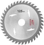 EMSea 125mm Circular Saw Blade 40 Teeth Cutting Disc for Cutting Wood Plywood Dry Walls Medium Density Fiberboard Plastic Non-Metallic Materials