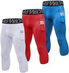 SPVISE 1 or 3 Pack Men's 3/4 Compre