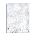 White Soft Petals Stationery Paper 