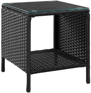 Gardeon Side Table Coffee Patio Outdoor Furniture Rattan Desk Indoor Garden