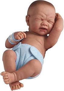 (First Tear- Real Boy) - La Newborn Boutique - Realistic 36cm Anatomically Correct Real Boy Baby Doll - All Vinyl "First Tear" Designed by Berenguer - Made in Spain