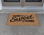 Plan Hoot Inc Home Sweet Home Entrance Floor Door Indoor & Outdoor with Robust PVC Slip Free Back Gift House Home (24x36 Inches)