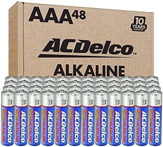 ACDelco 48-Count AAA Batteries, Maximum Power Super Alkaline Battery, 10-Year Shelf Life